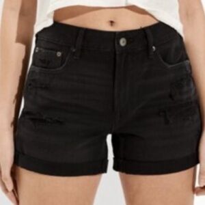 KanCan | Black Distressed Shorts
